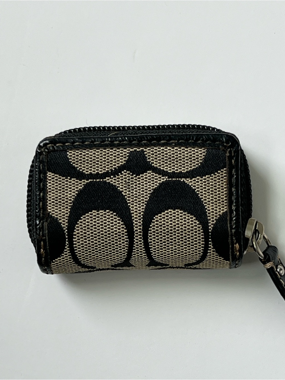 Vintage Coach Signature Canvas contact lens case - Picture 2 of 4